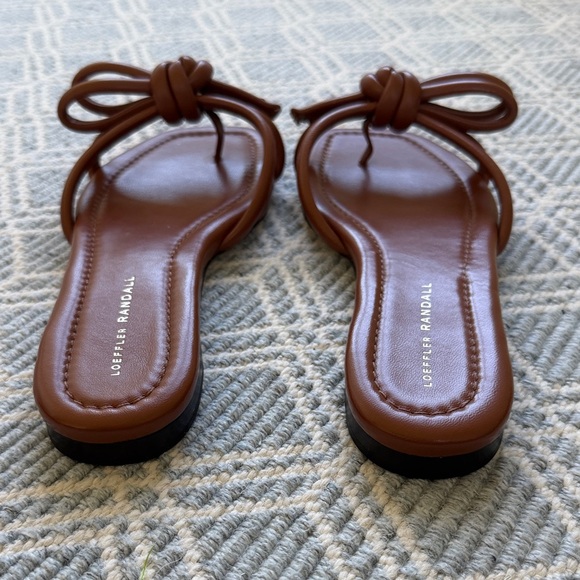 Loeffler Randall Hadley Bow Sandals in Timber - Picture 4 of 10